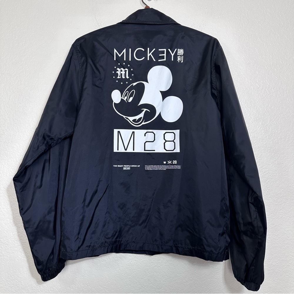 NEFF Disney Mickey Mouse M28 Windbreaker Jacket in Black Size M